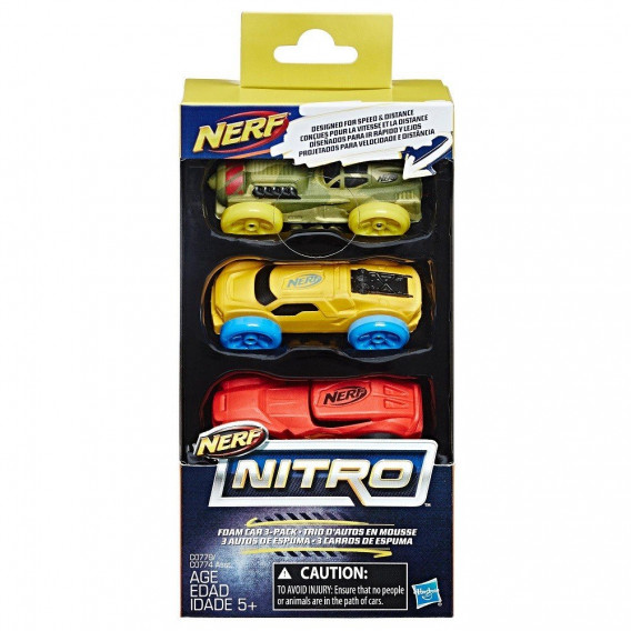 Комплект автомобили за изстрелване Nitro, серия 5 3 бр. Nerf 210299 2