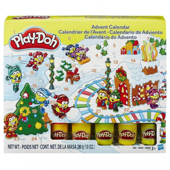 Комплект моделин Коледен календар Play Doh 210322 2