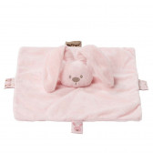 Мека играчка, одеялце, розово, 26 х 26 см Nattou 211031 