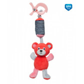Мека играчка, Bears, червена, 23 см Canpol 211038 