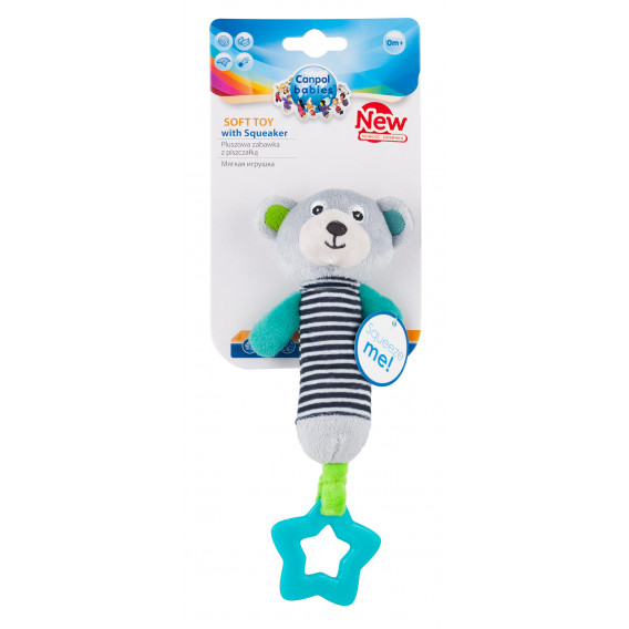 Мека играчка, Bears, синя, 23 см Canpol 211041 2