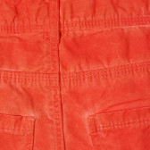 Памучен панталон за момиче оранжев Tape a l'oeil 211283 3