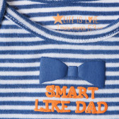 Боди с надпис отпред ” Smart Like Dad” за бебе  211372 2