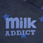 Гащеризон с надпис " Milk addict" за бебе  211392 2