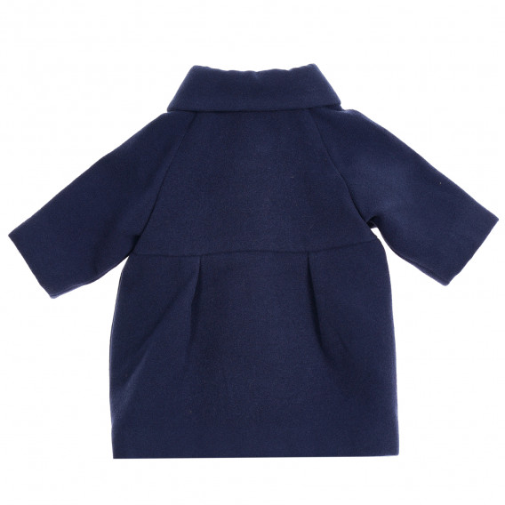 Дълго палто за бебе, тъмно синьо Benetton 211501 4