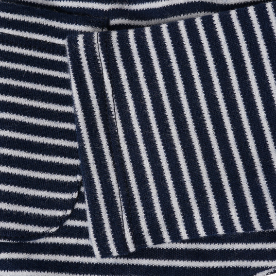 Памучен панталон на райета за бебе Benetton 211671 3