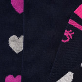 Комплект от два чифта чорапи на сърца Benetton 212180 4