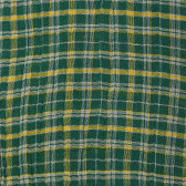 Кариран шал в зелено и жълто Benetton 212213 3