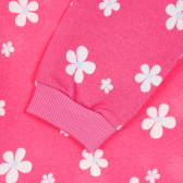 Памучна блуза с дълъг ръкав за бебе, розова Benetton 212719 3