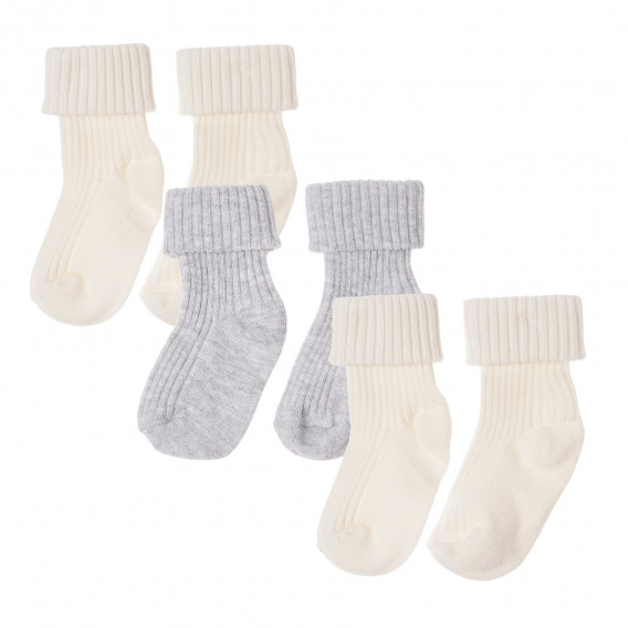 Комплект от три чифта чорапи за бебе Benetton 212859 