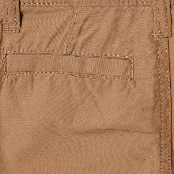 Памучен къс панталон, кафяв Benetton 213129 3