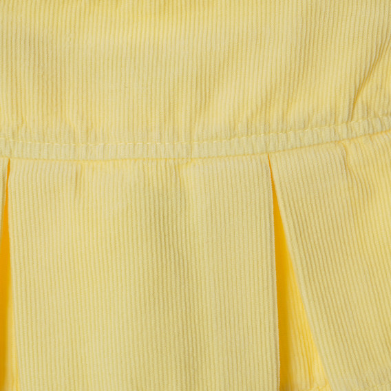 Кадифена пола за бебе, жълта Benetton 213148 2