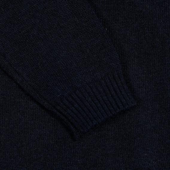 Пуловер с логото на марката, тъмно син Benetton 213214 3