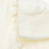 Бял чорапогащник за бебе момиче Benetton 213289 2