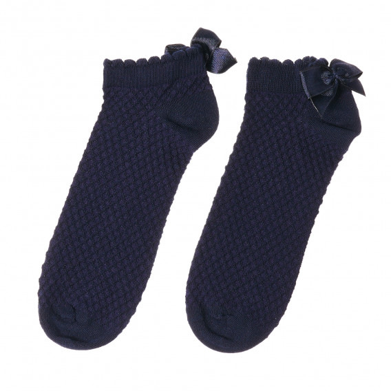 Комплект от два чифта чорапи тип " терлички" декорирани с панделка Benetton 213378 2