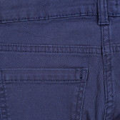 Памучни дънки с дупки на коленете, тъмно сини Benetton 213676 2