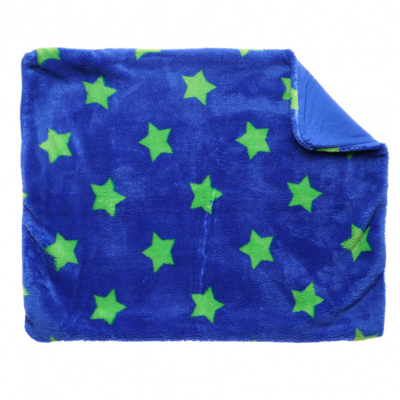 Одеяло с принт на звезди за момче синьо Chicco 214221 