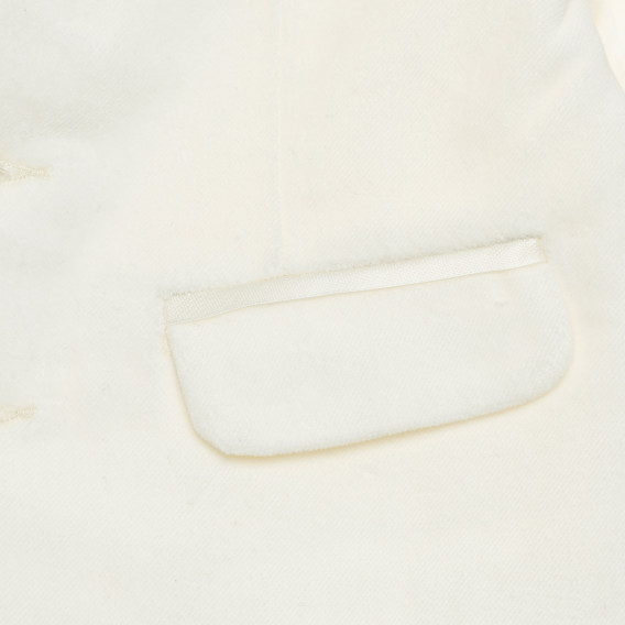 Сако с декоратични джобове, бяло Chicco 214232 2