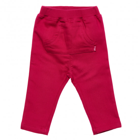 Панталон с джоб за бебе за момиче розов Chicco 214235 4