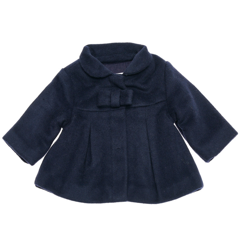 Палто от мека мъхеста материя за бебе момиче  214255