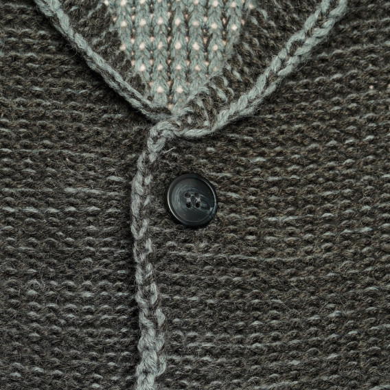 Плетено сако за момче с копчета, сиво Chicco 214282 2