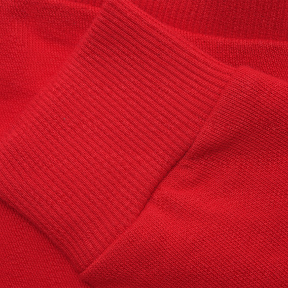 Памучен спортен панталон , червен Benetton 214667 2