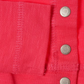 Памучна жилетка с къдрички за момиче розова Boboli 214824 11