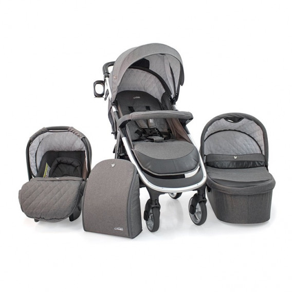 Комбинирана детска количка New Noble, 3 в 1, сива CANGAROO 214999 