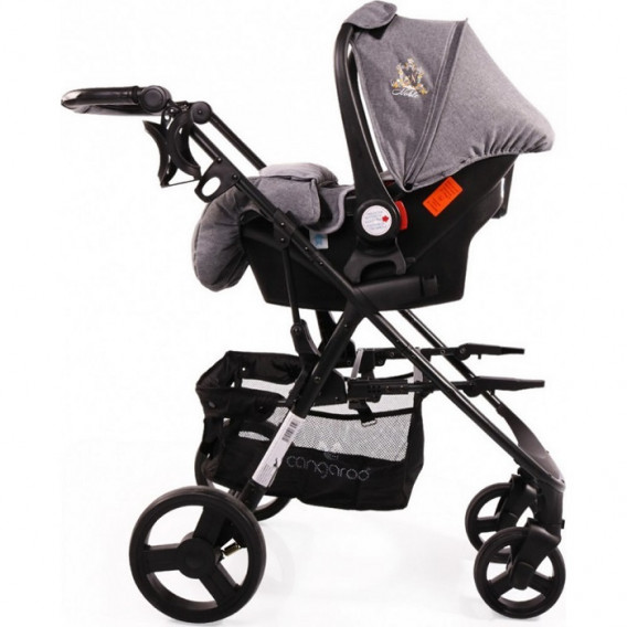 Комбинирана детска количка New Noble, 3 в 1, сива CANGAROO 215002 4