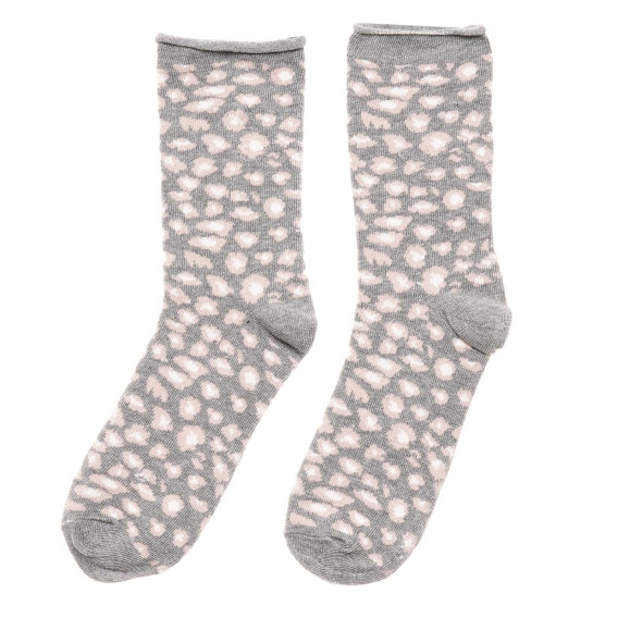 Комплект от три чифта чорапи с животински принт KIABI 215499 2