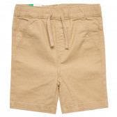 Памучен къс панталон, кафяв Benetton 215661 