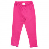 Памучен комплект от блуза с дълъг ръкав и панталон, розов Benetton 215984 6