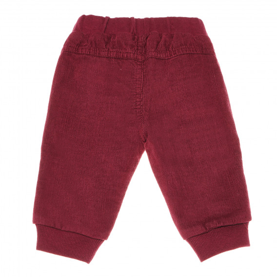 Джинсов панталон за бебе за момиче червен Chicco 216277 2