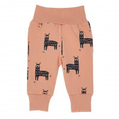 Панталон с принт на лама за бебе момиче Pinokio 216290 5