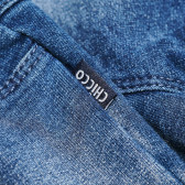 Дънков панталон с износен ефект за момиче тъмно син Chicco 216300 3