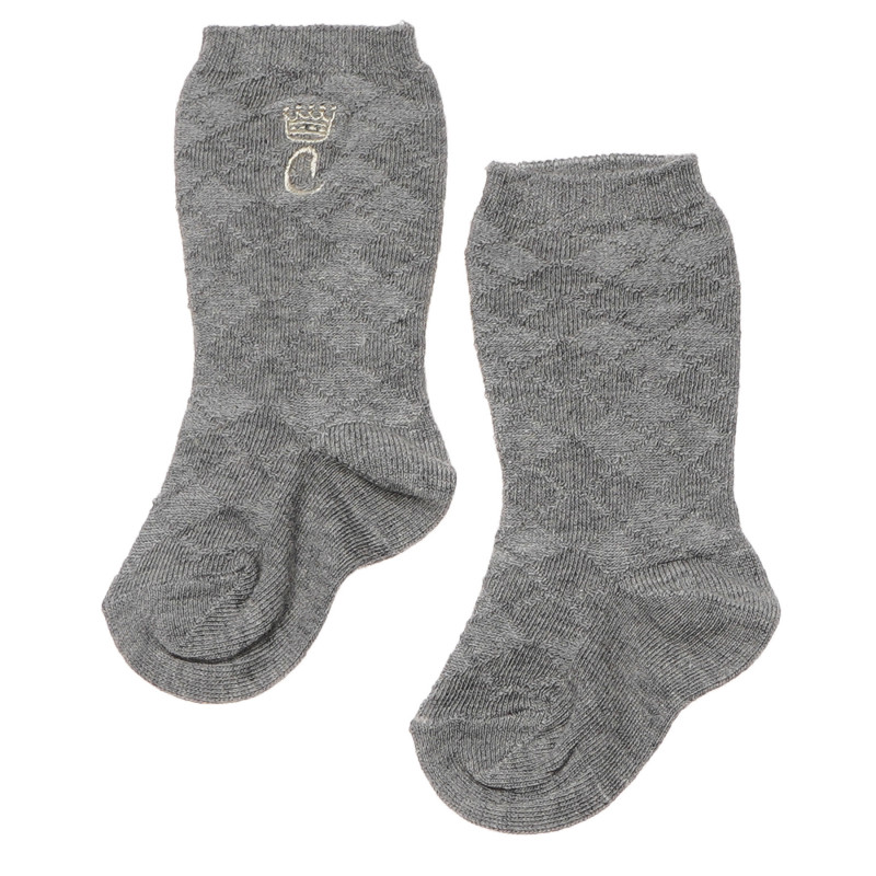 Чорапи за бебе момче, сиви  216315
