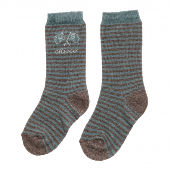 Чорапи за бебе момче, райе Chicco 216399 