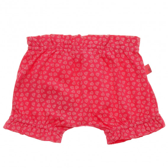 Памучни къси панталони за бебе за момиче розови Boboli 216506 4