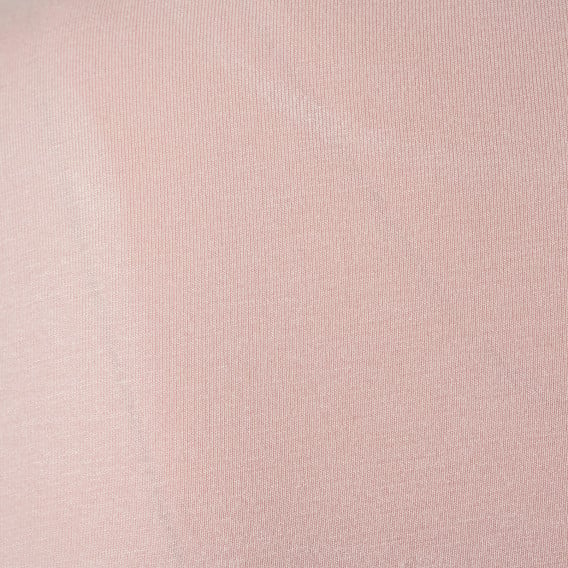 Памучна блуза с къс ръкав и щампа за момиче розова Guess 216655 3