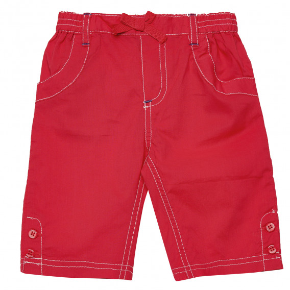Памучен панталон за бебе за момиче розов Original Marines 217780 