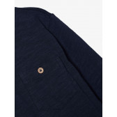 Блуза от органичен памук с джоб, синя Name it 218040 3