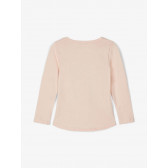 Блуза от органичен памук с графичен принт, розова Name it 218063 2