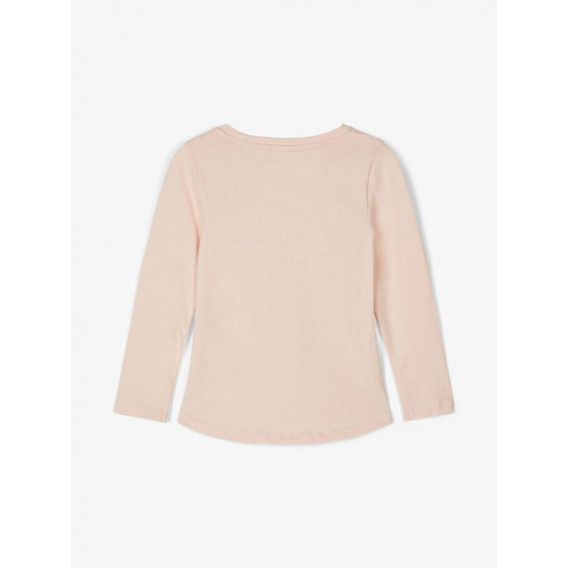 Блуза от органичен памук с графичен принт, розова Name it 218063 2