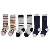 Комплект от 3 броя 3/4 чорапи за момче Chicco 218461 
