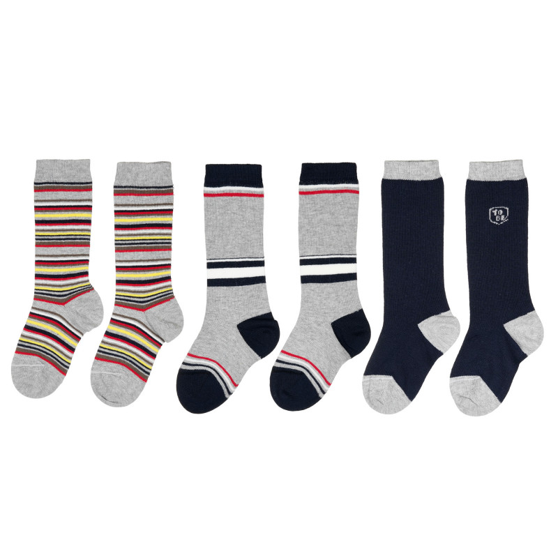 Комплект от 3 броя 3/4 чорапи за момче  218461