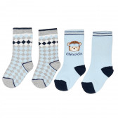 Комплект от 2 броя 3/4 чорапи за момче Chicco 218490 