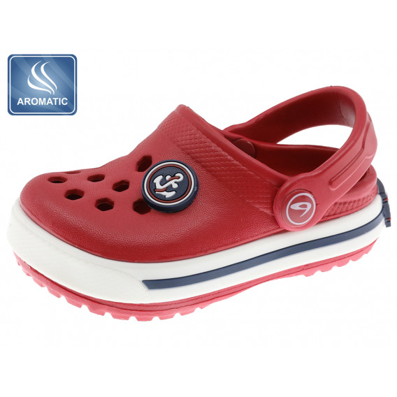 Гумени чехли с ароматизирана подметка за бебе, червени Beppi 218729 