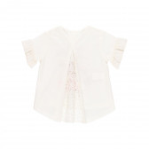 Памучна блуза с къс ръкав и графичен принт Boboli 218980 2
