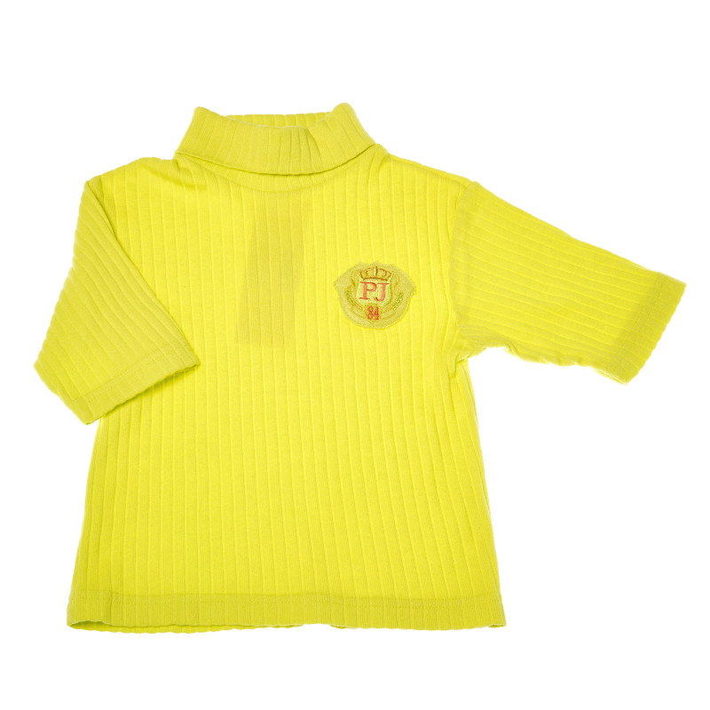 Блуза с 3/4 ръкави, жълта  219364