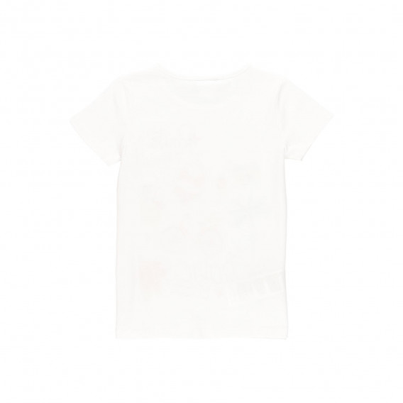 Памучен комплект тениска и клин бяло и черно Boboli 219432 6